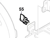 Vis à oreilles M6 réf. 1 603 480 018 Bosch